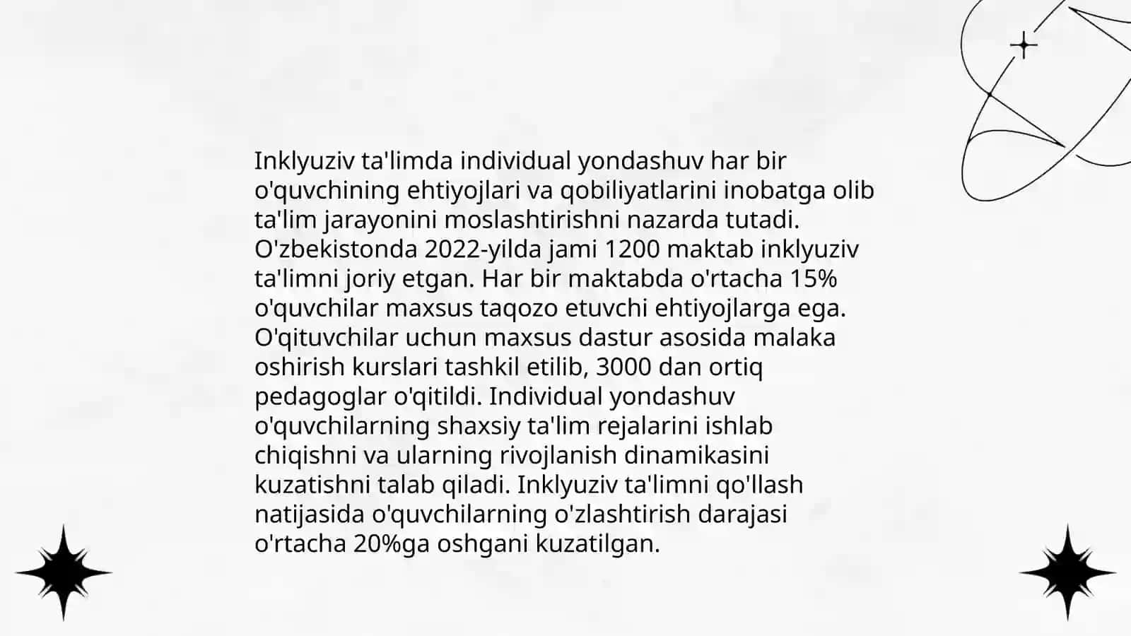 Inklyuzif ta'lim samaradorligini oshirishning pedagogik psixologik metodlari 3