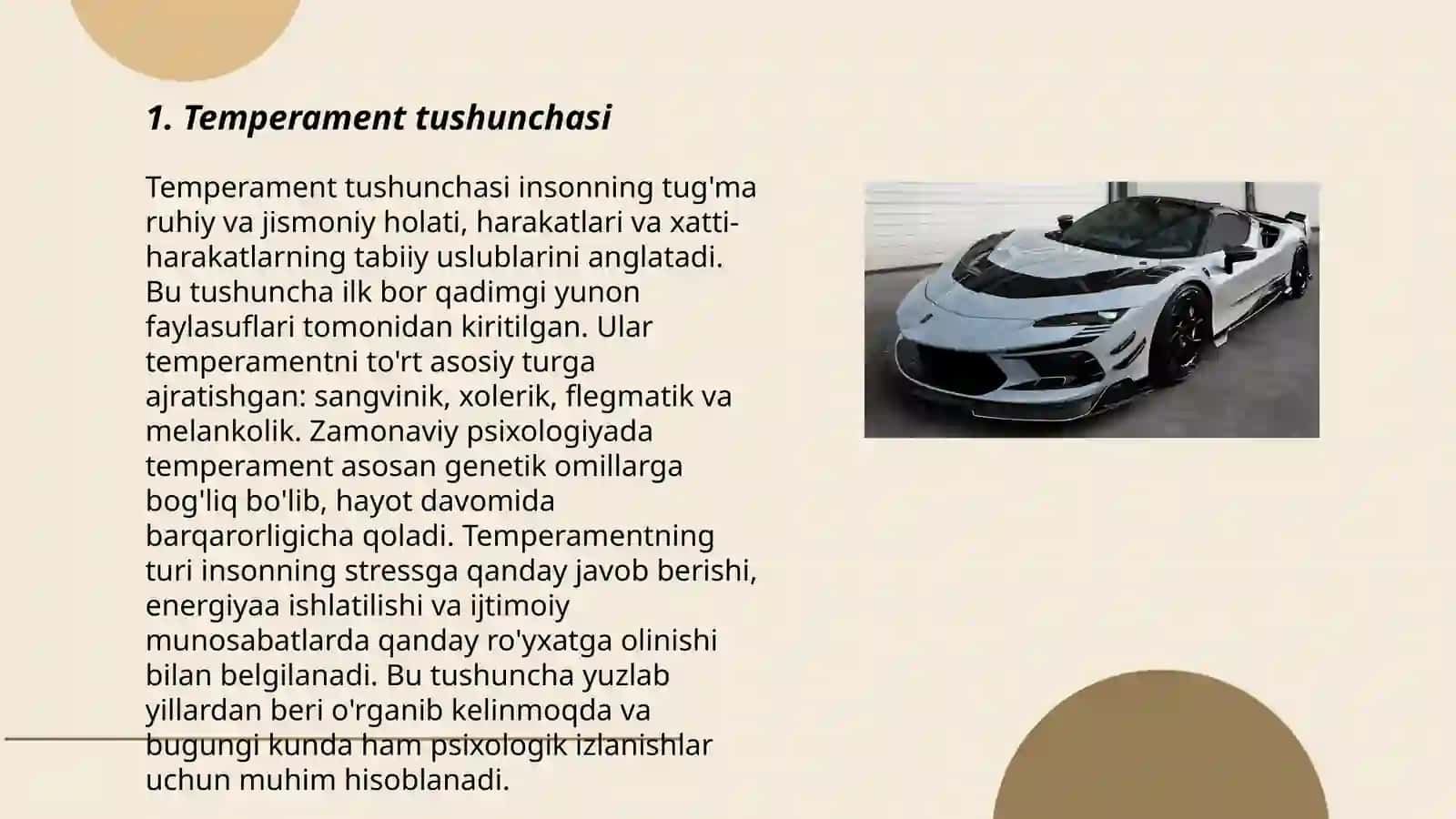 Temperament-shaxs tuzilmasi sifatida 3