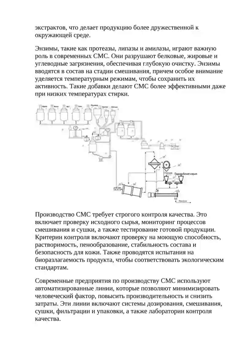 Технологии производства синтетических моющих средств. 3