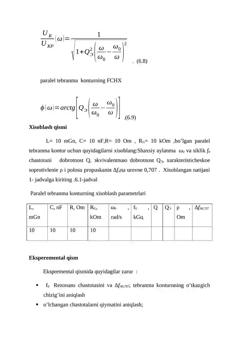 PARALEL TEBRANISH KONTURLARINI TADQIQ ETISH 3
