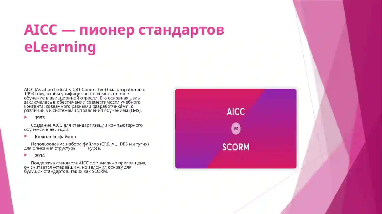О понятиях MOODLE, LMS, AICC, SCORM, и TinCan. 3