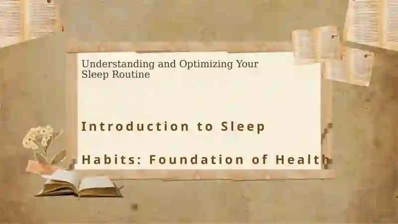 Sleep habits 3