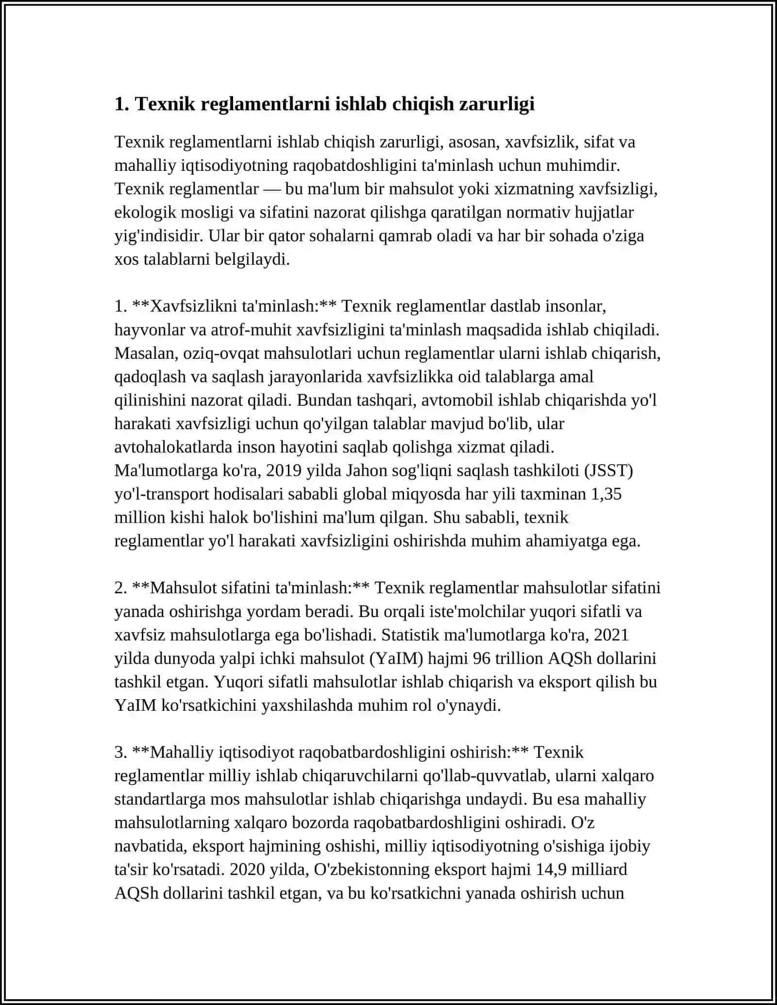 TEXNIK REGLAMENTLARNI ISHLAB CHIQISH VA QABUL QILISH TARTIBI 3