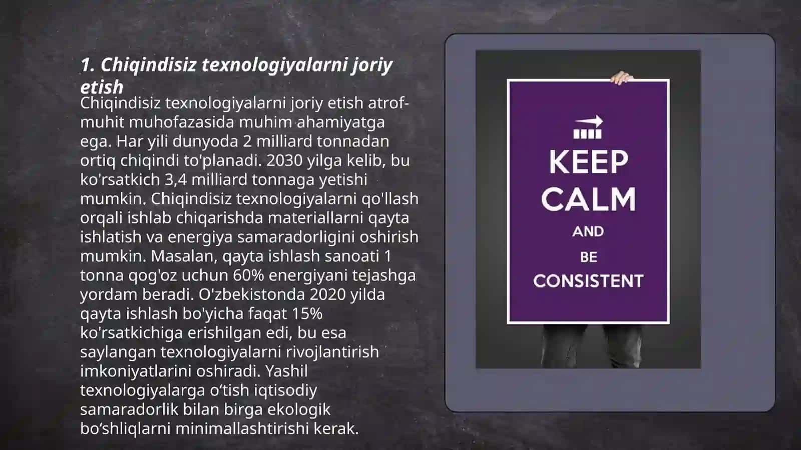 Chiqindisiz texnologiyalarning asosiy prinsiplari 3