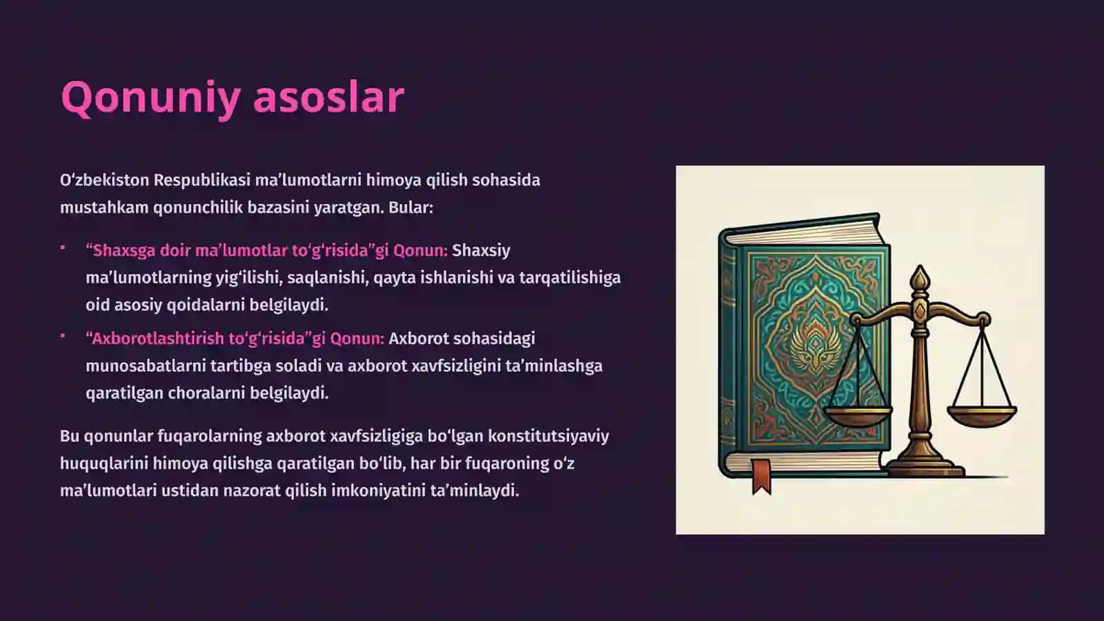 Ma’lumotlarni himoya qilish haqidagi qonun tamoyillari 3
