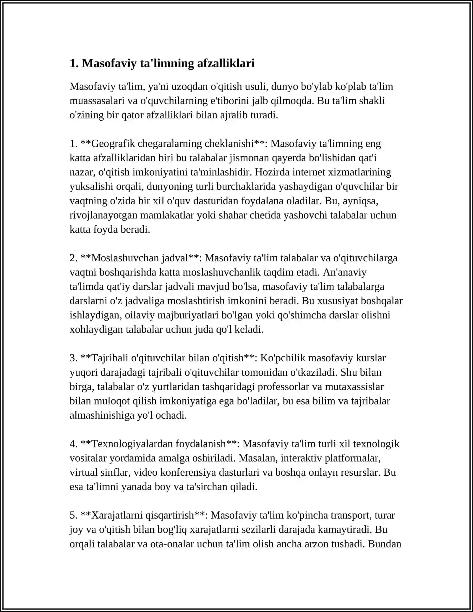 MASOFAVIY TA'LIM TEXNOLOGIYALARI 3