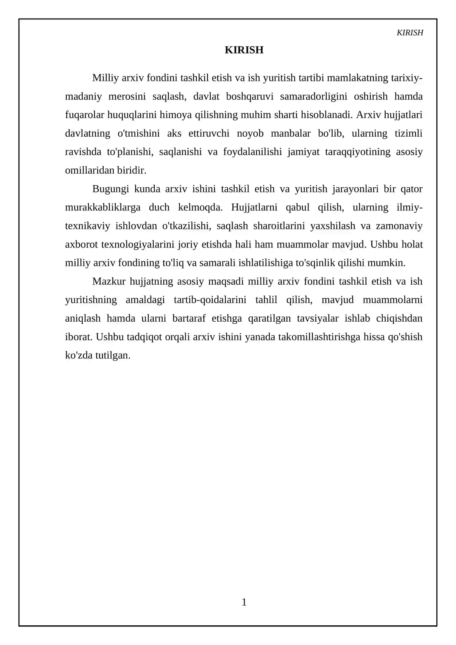 Milliy arxiv fondini tashkil qilish va ish yuritish tartibi 3