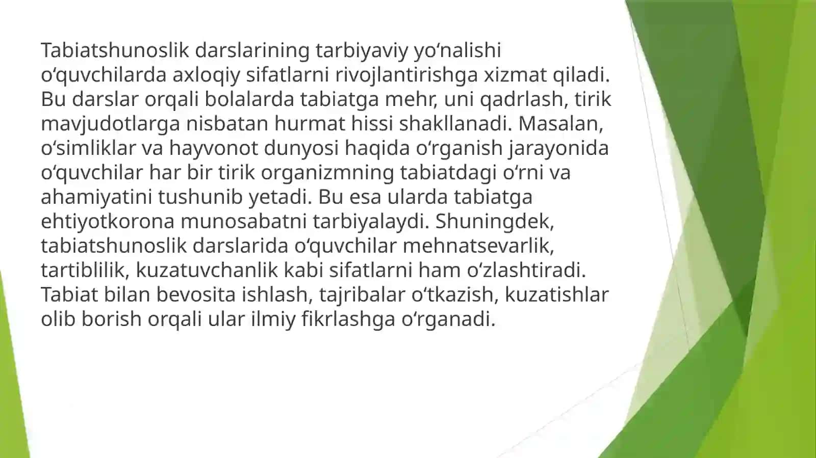 Tabiatshunoslik darslariningtarbiyaviyahamiyati 3