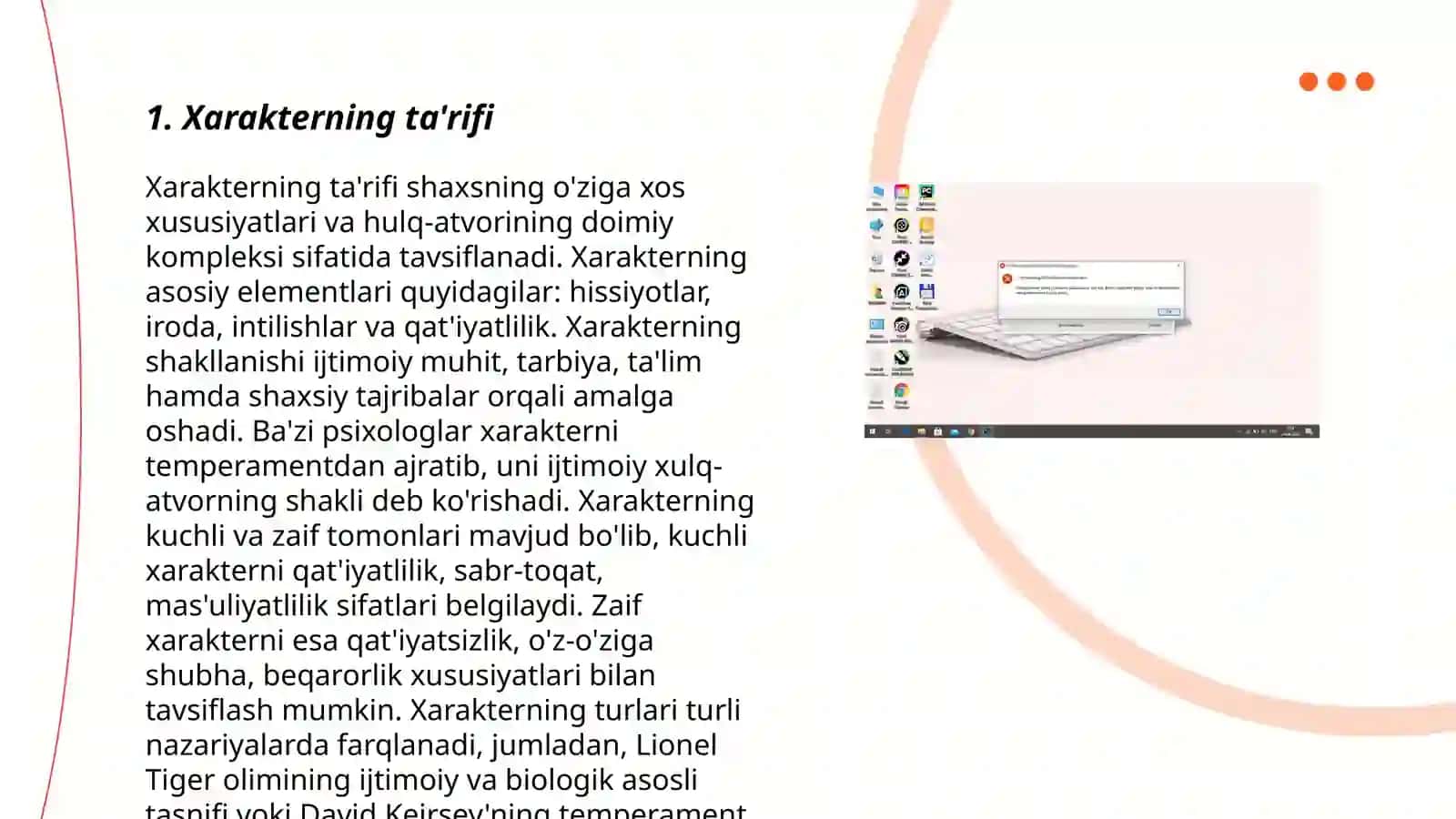 Xarakter haqida tushuncha 3