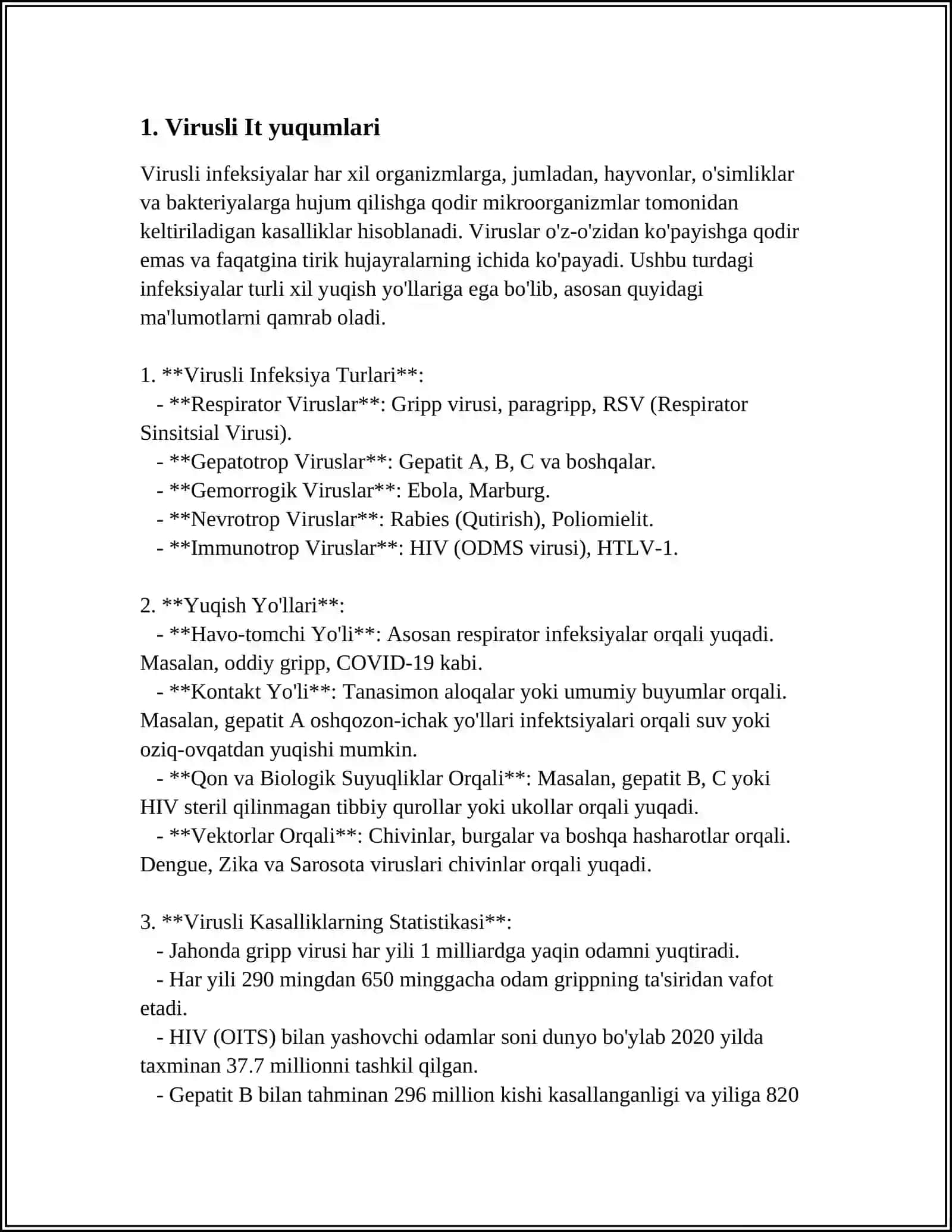 VIRUSLI INFEKSIYALAR 3