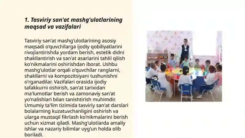 Tasviriy faoliyat mashg'ulotlari 3