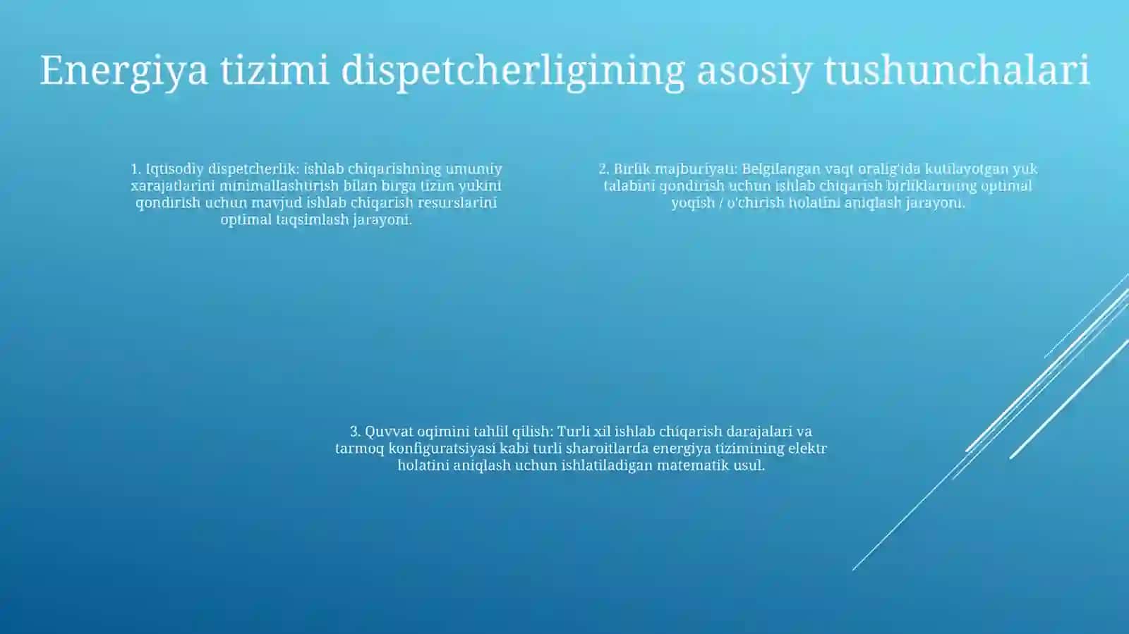 Tezkor Dispetcherlik Boshqaruvida Qo’LlaniladiganAtamalar 3