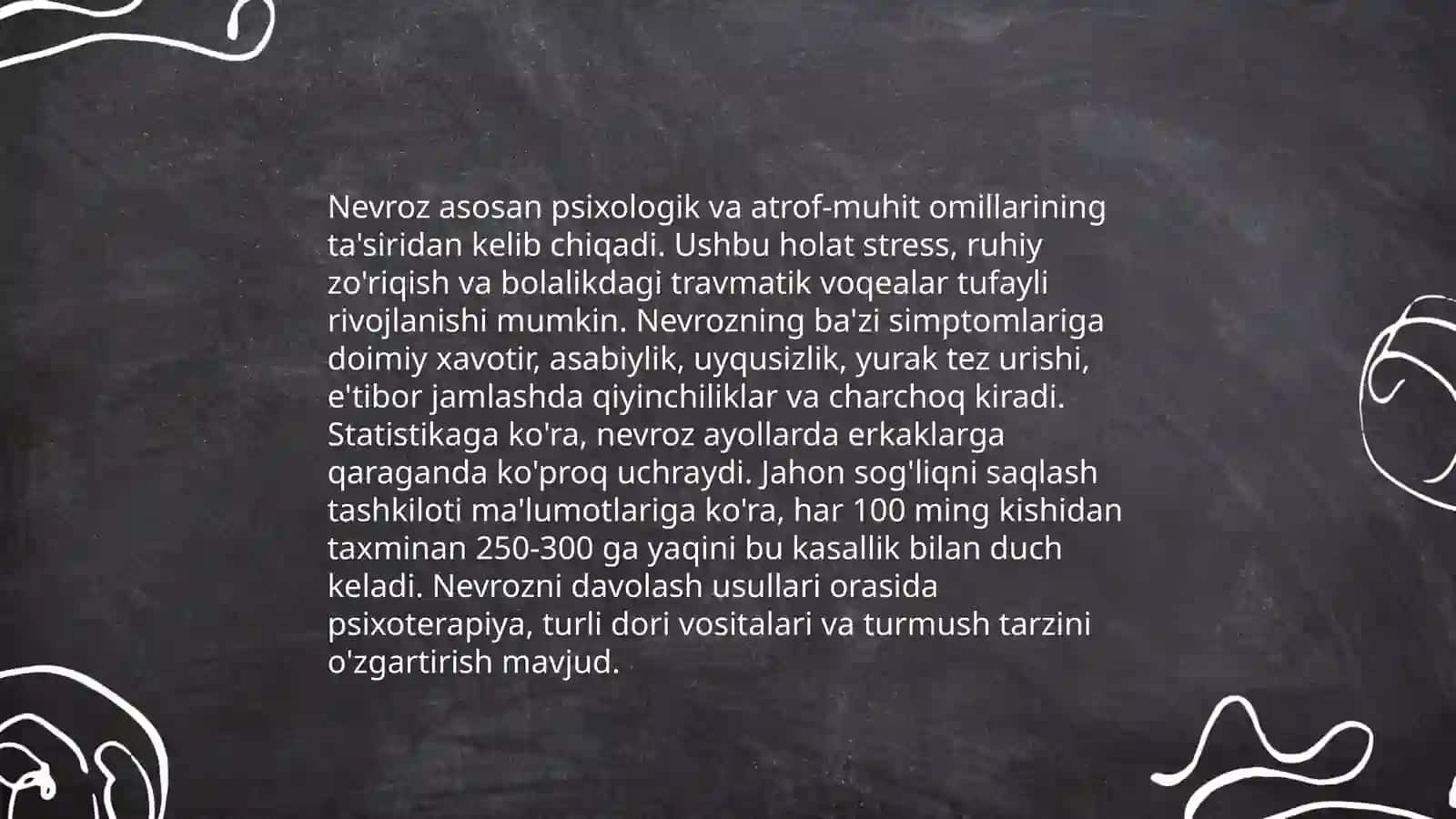 Nevro'zlar, nevrasteniya, isteriya 3