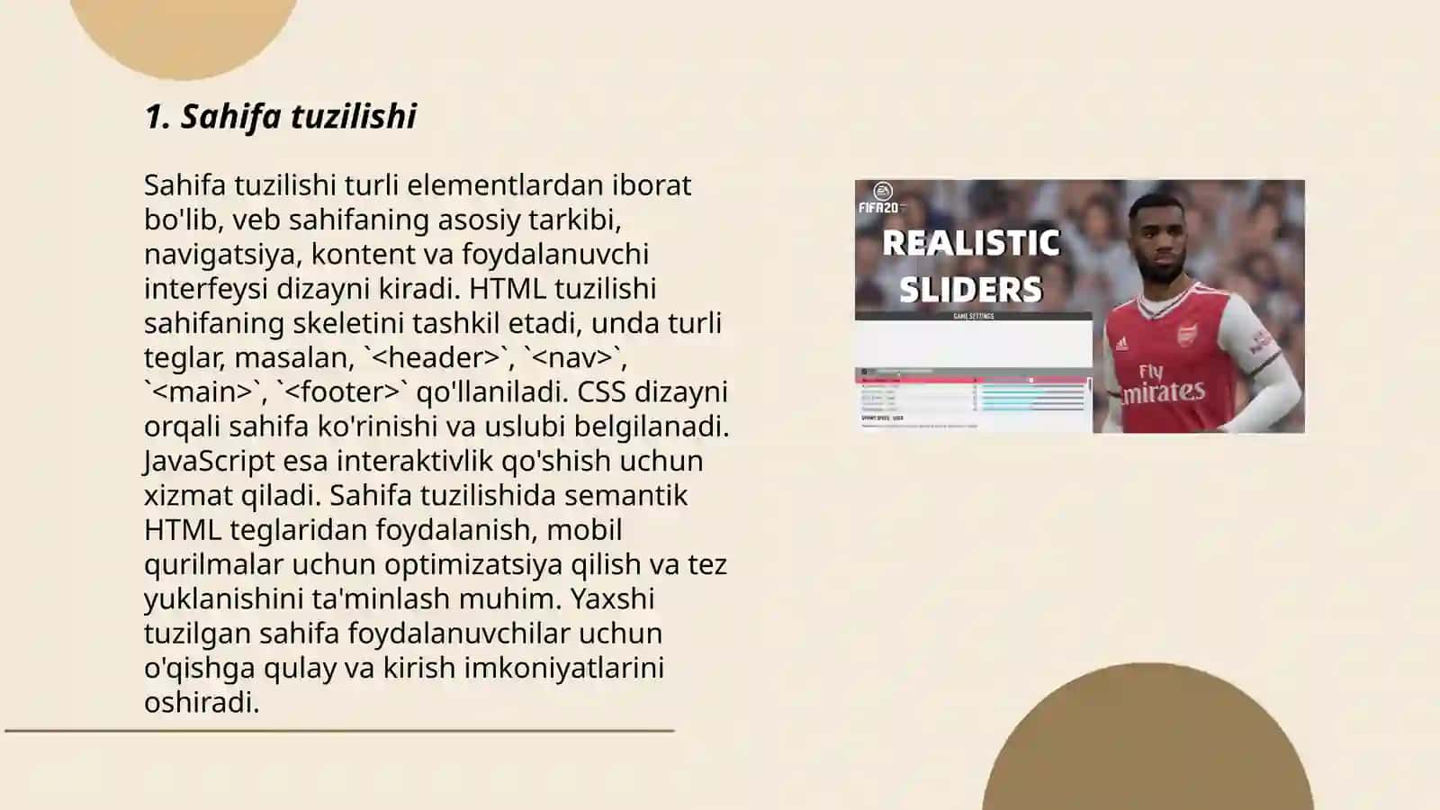 Sahifa tuzilishi 3