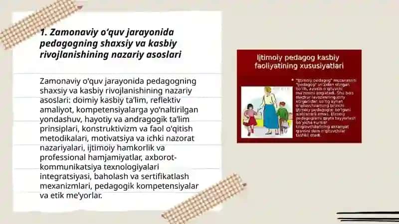 Zamonaviy oʻquv jarayonini takomillashtirishda pedagogning shaxsiy va kasbiy rivojlanishi 3