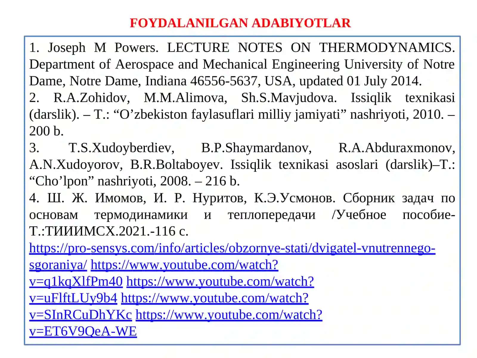 Bugʼ kuch qurilmalarining sikllari 3