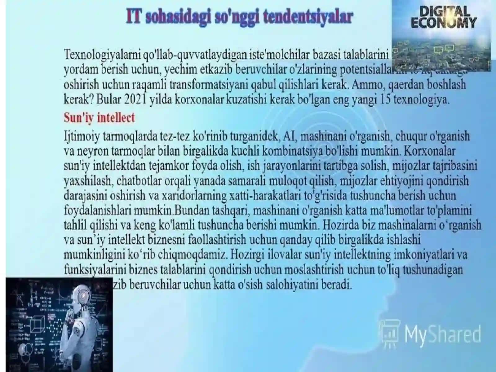 O'zbekiston Respublikasida raqamli texnalogiyalarni rivojlanish tendensiyasi 3