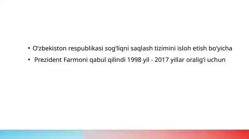 Jamoat salomatligi va sog‘liqni saqlashni tashkil etish modulining o‘rni, asosiy komponentlari 3