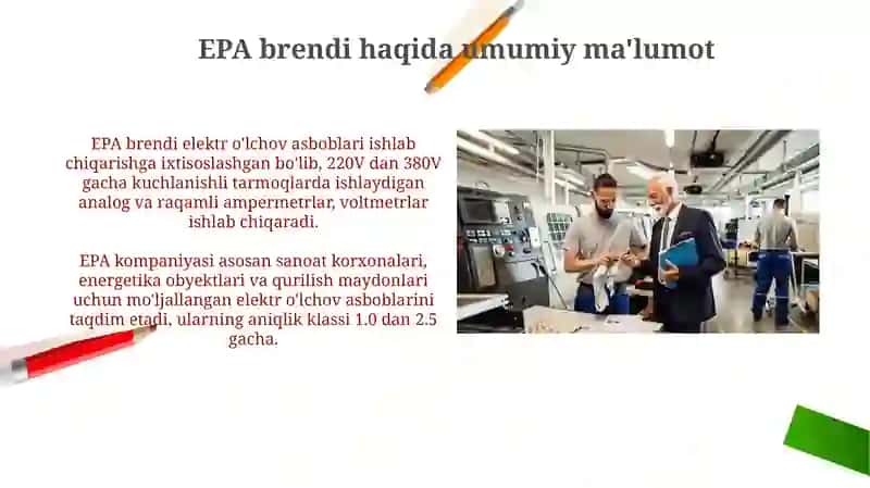 EPA elektr o'lchov asboblar 3