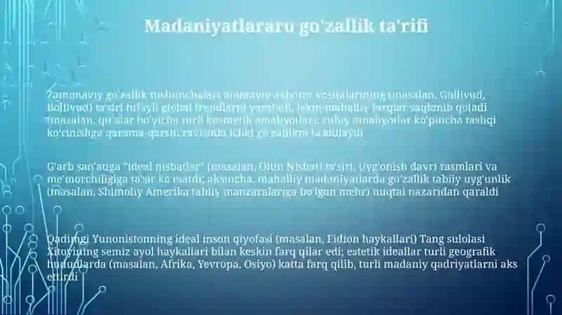 Nafosat (estetika) va ma'naviyat 3