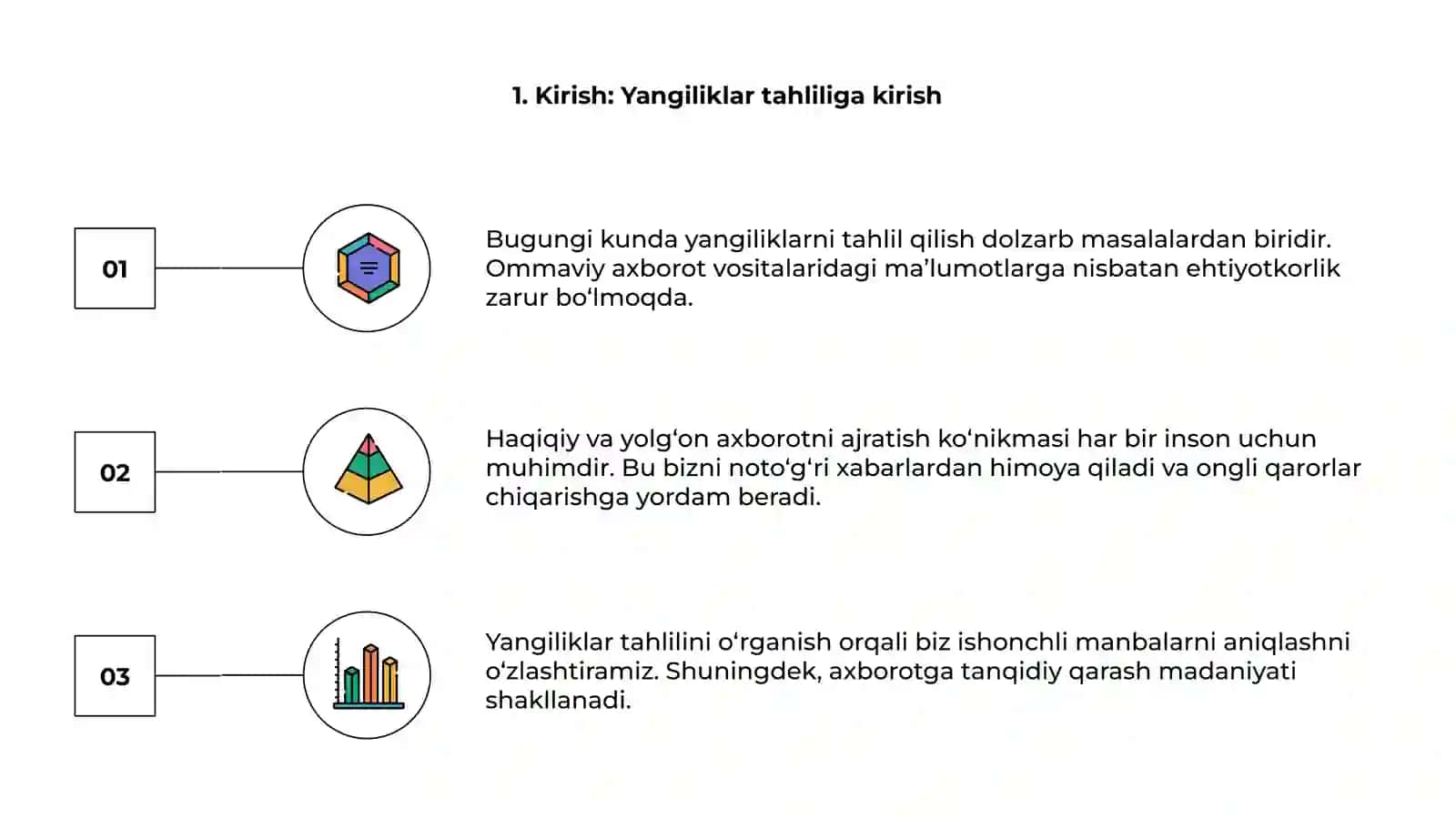 Yangiliklar tahlili: Ishonchli va ishonchsiz manbalarni farqlash 3