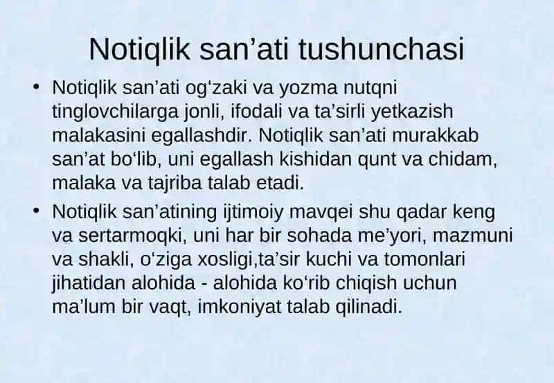 Notiqliksan’ati tarixi. G’arb va Sharq notiqligi 3
