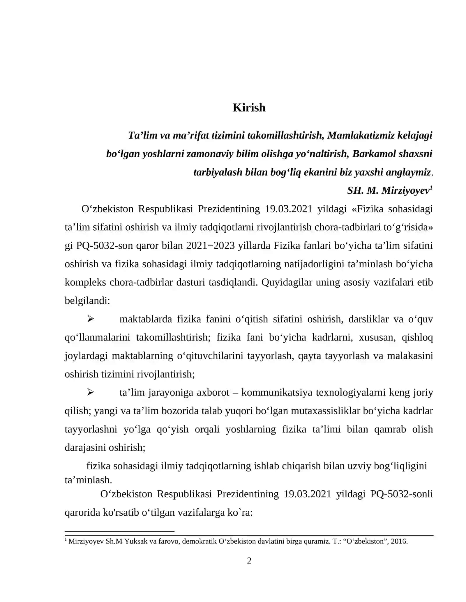 Fizika va astronomiyani o'qitishda tabiiy fanlardan yurgizish metodikasi 3