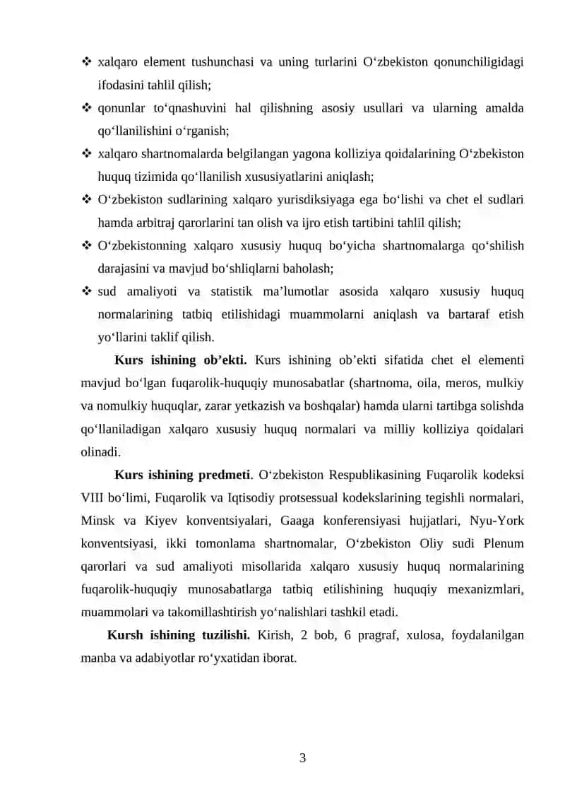 Xalqaro Xususiy Huquq Normalarini Fuqarolik-Huquqiy Munosabatlarga Nisbatan Tatbiq Qilish 3