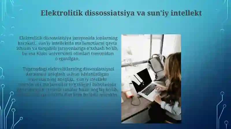 Elektrolitik Dissosiatsiyaning Modellashtirilishi 3