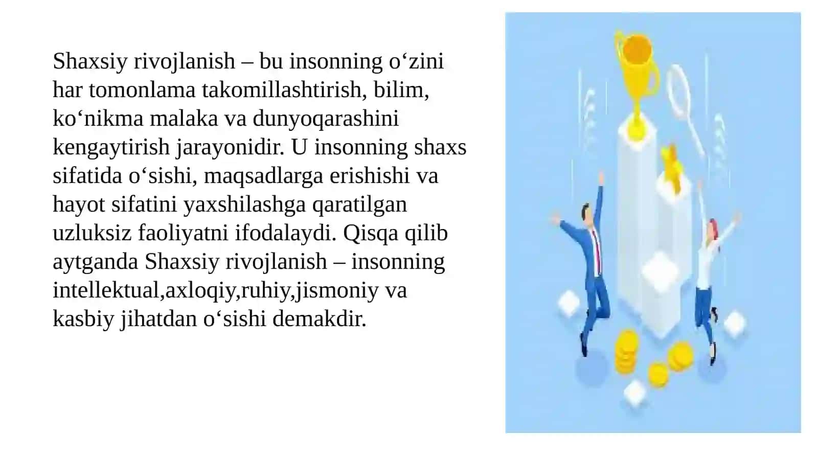 O‘Z – O‘ZINI BOSHQARISH VA SAMARADORLIK UCHUN JAVOBGARLIK 3