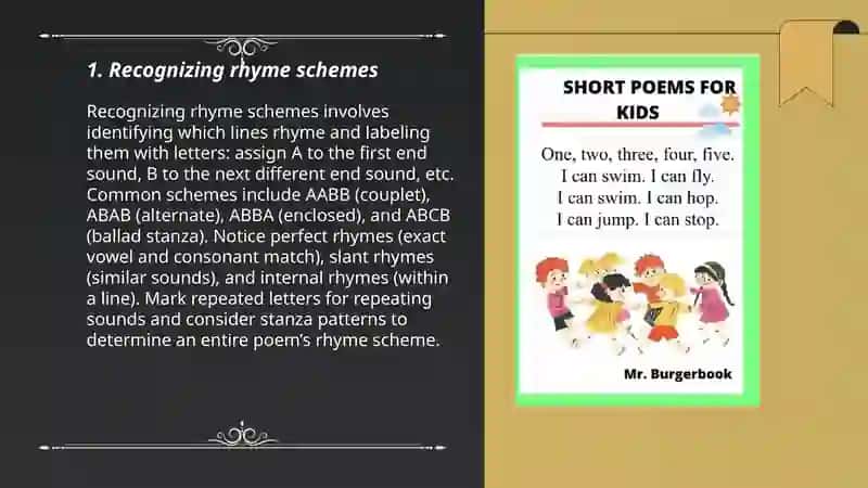 Learning poems in English 3