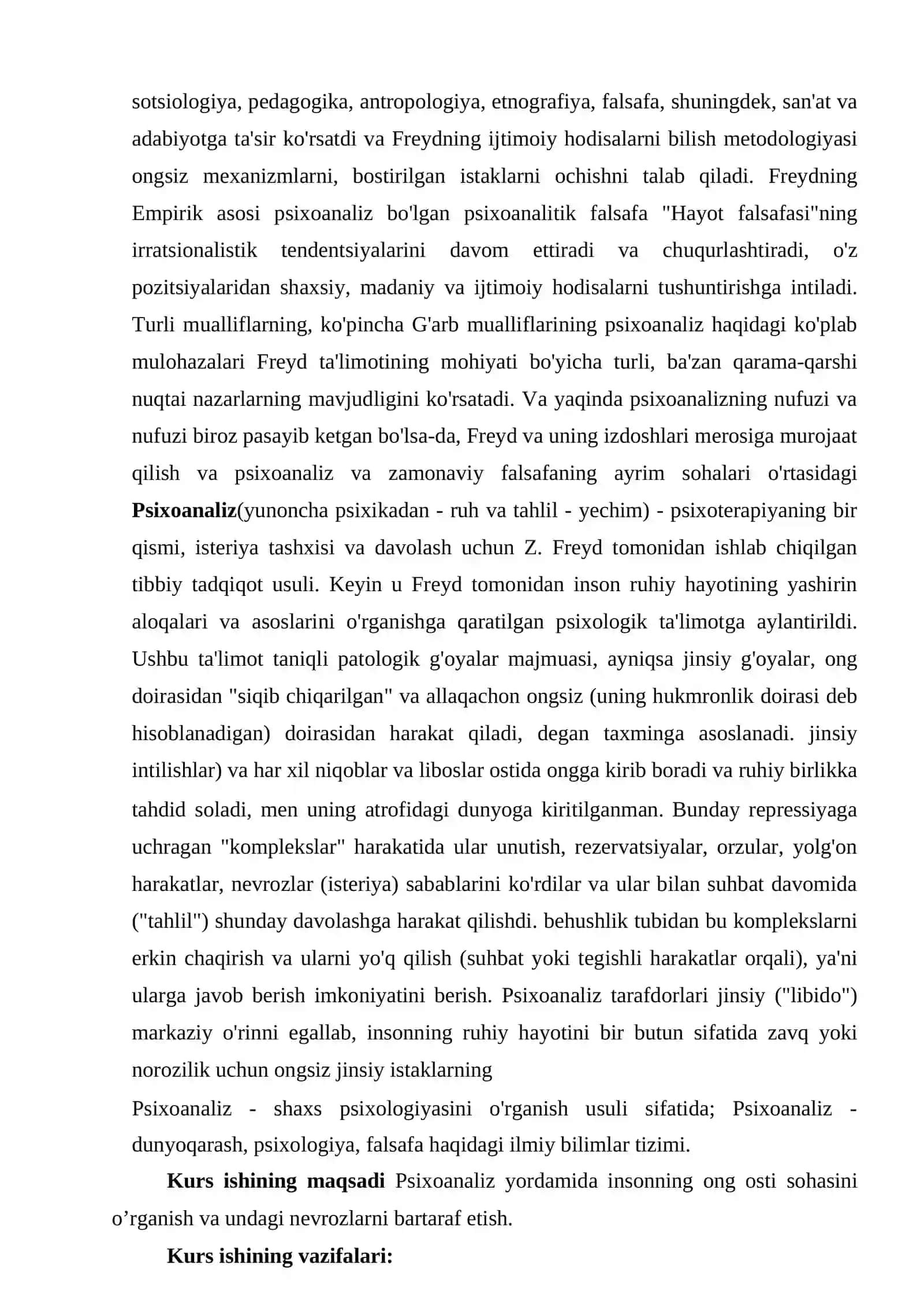 Z.Freydening klassik psixoanalizida psixik rivojlanish 3