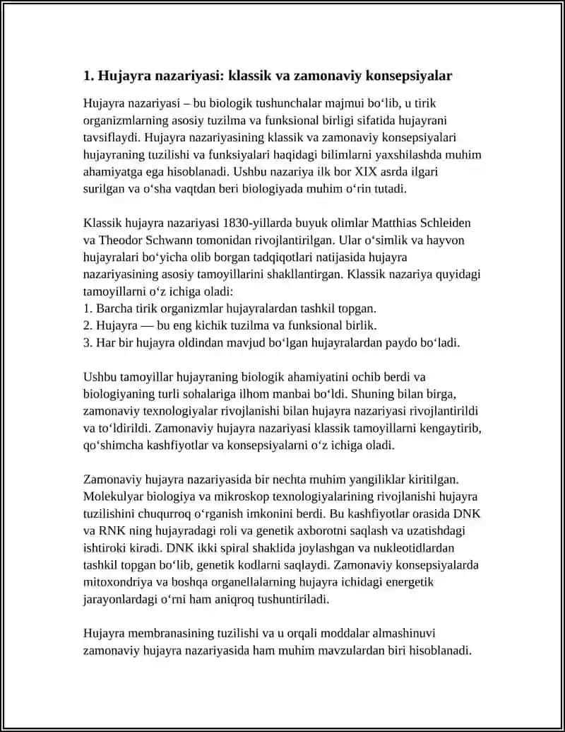 HUJAYRANING TUZILISHI HUJAYRA NAZARIYASI HAYVON VA ODAM XROMOSOMALARINING MORFOFUNKSIYONAL HARAKTERISTIKASI 3