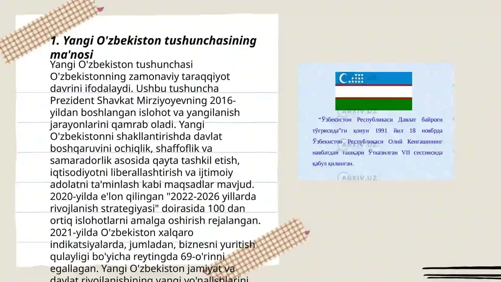 Yangi O'zbekiston tushunchasi va uning mazmun mohiyati 3