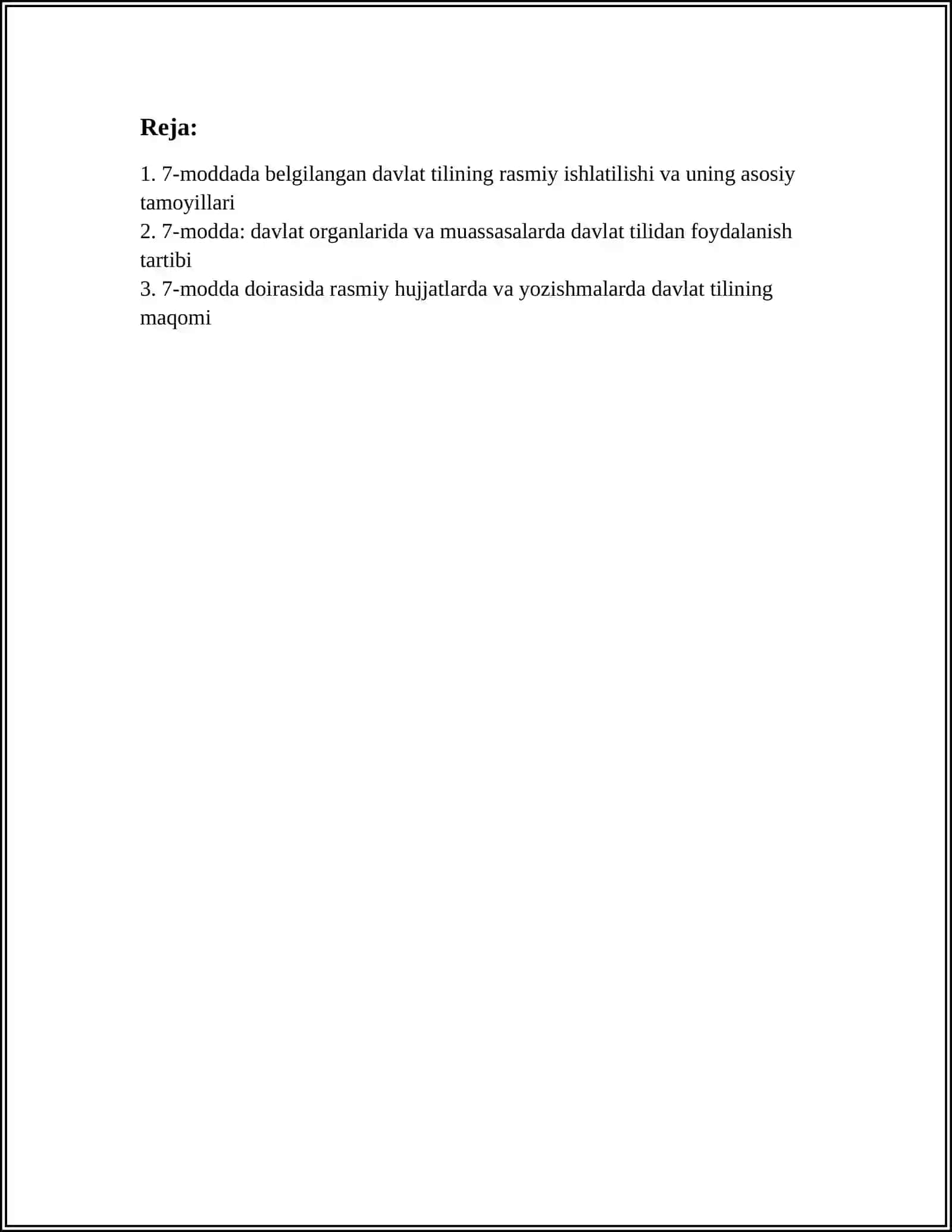 DAVLAT TILI TOGRISIDAGI QONUNNING 7-9-10 MODDALARI MAZMUNI 3