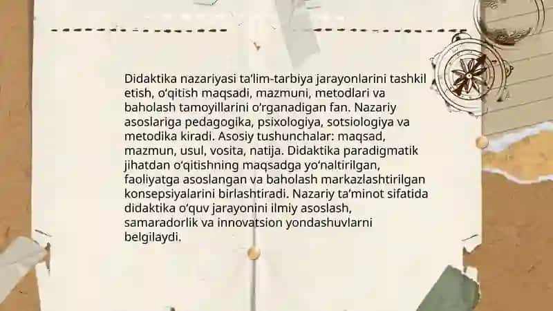 Didaktika taʼlim nazariyasi sifatida 3