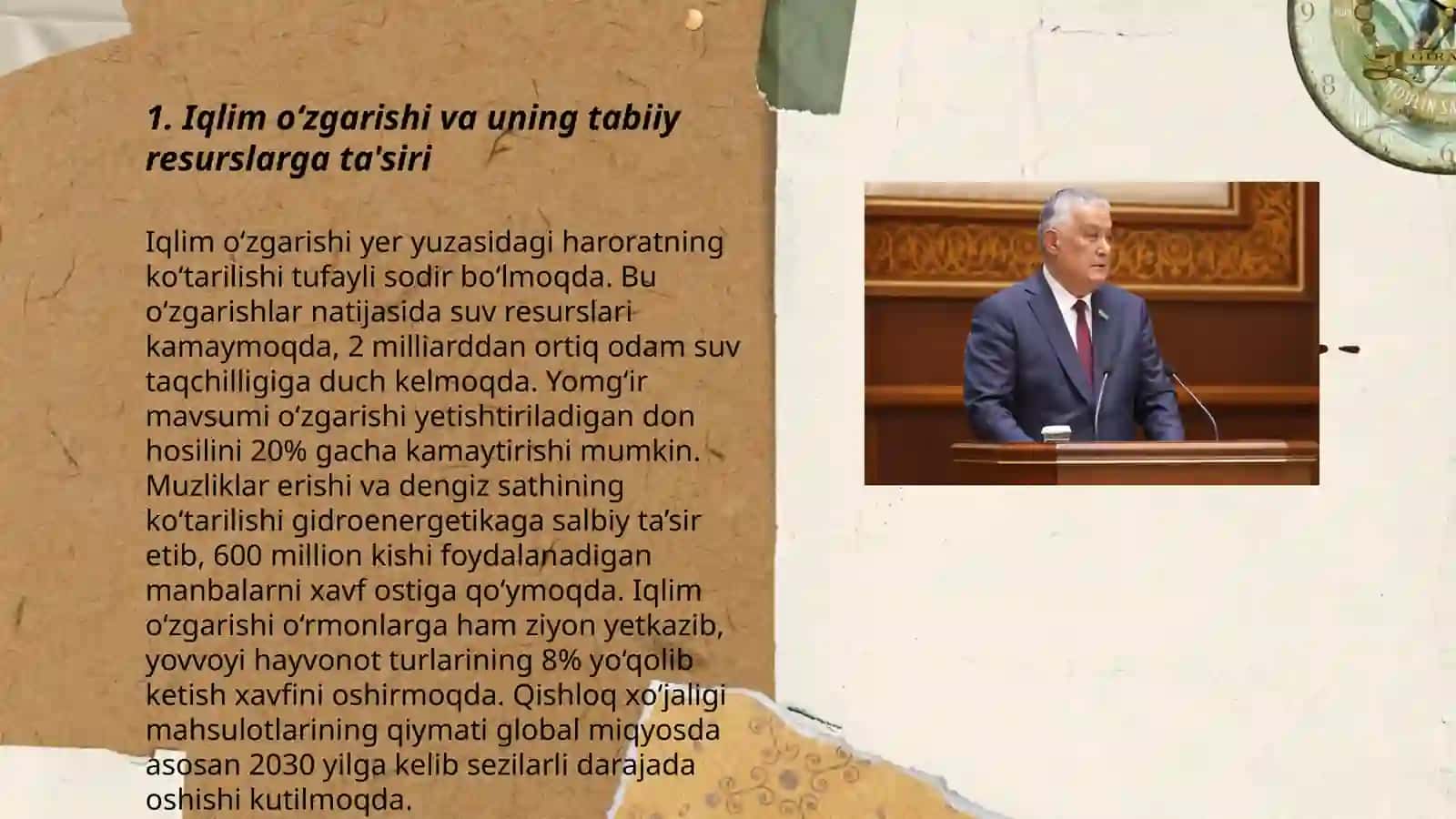 Tabiiy resurslardan oqilona foydalanish muammolari 3