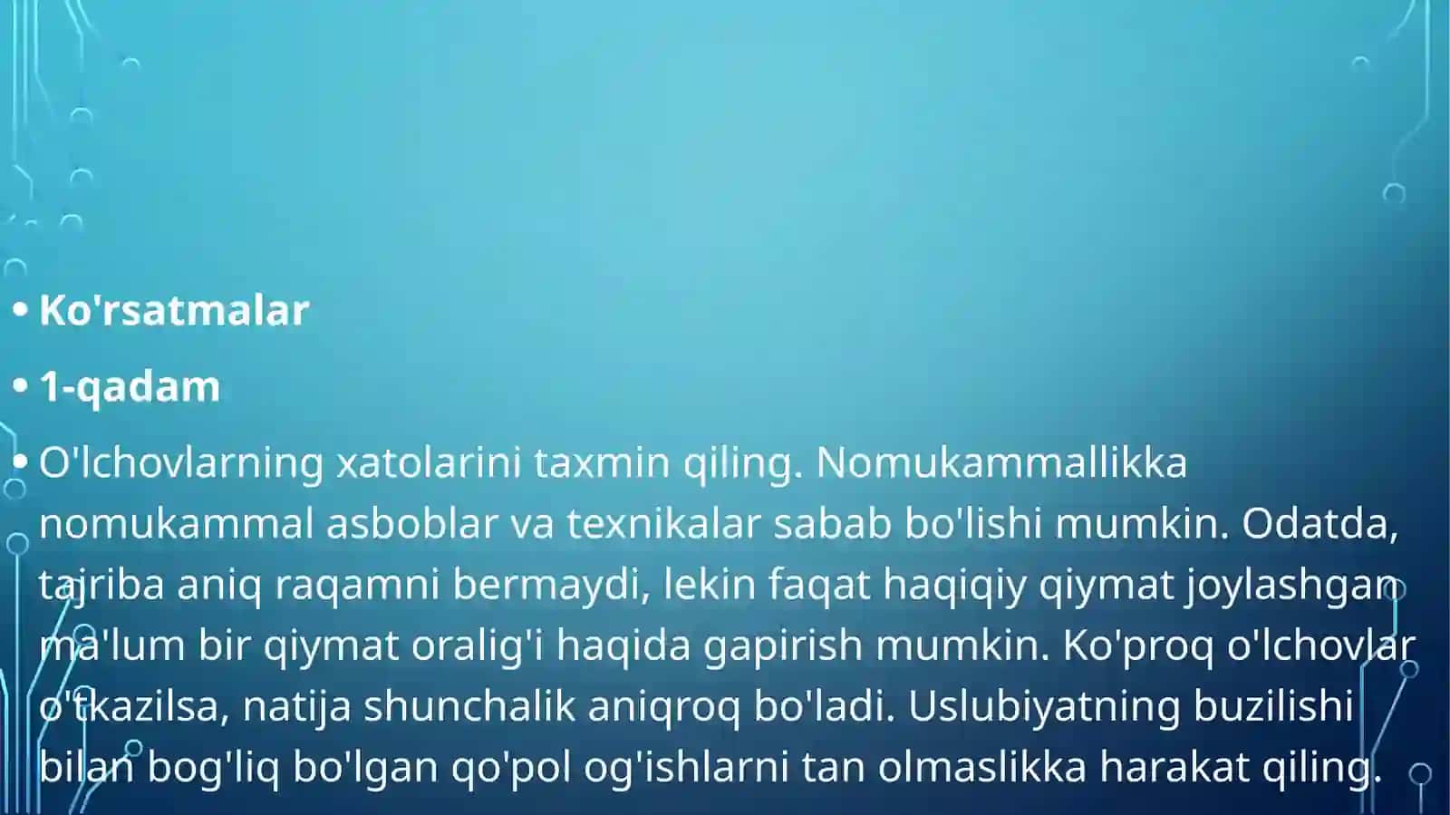 Tajriba natijalari tahlilining statistik usullari 3