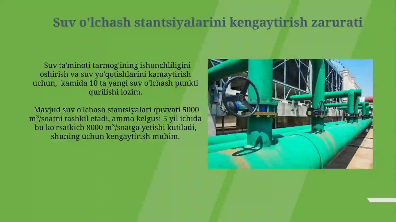 Uzatma suv oʻlchash postlari 3