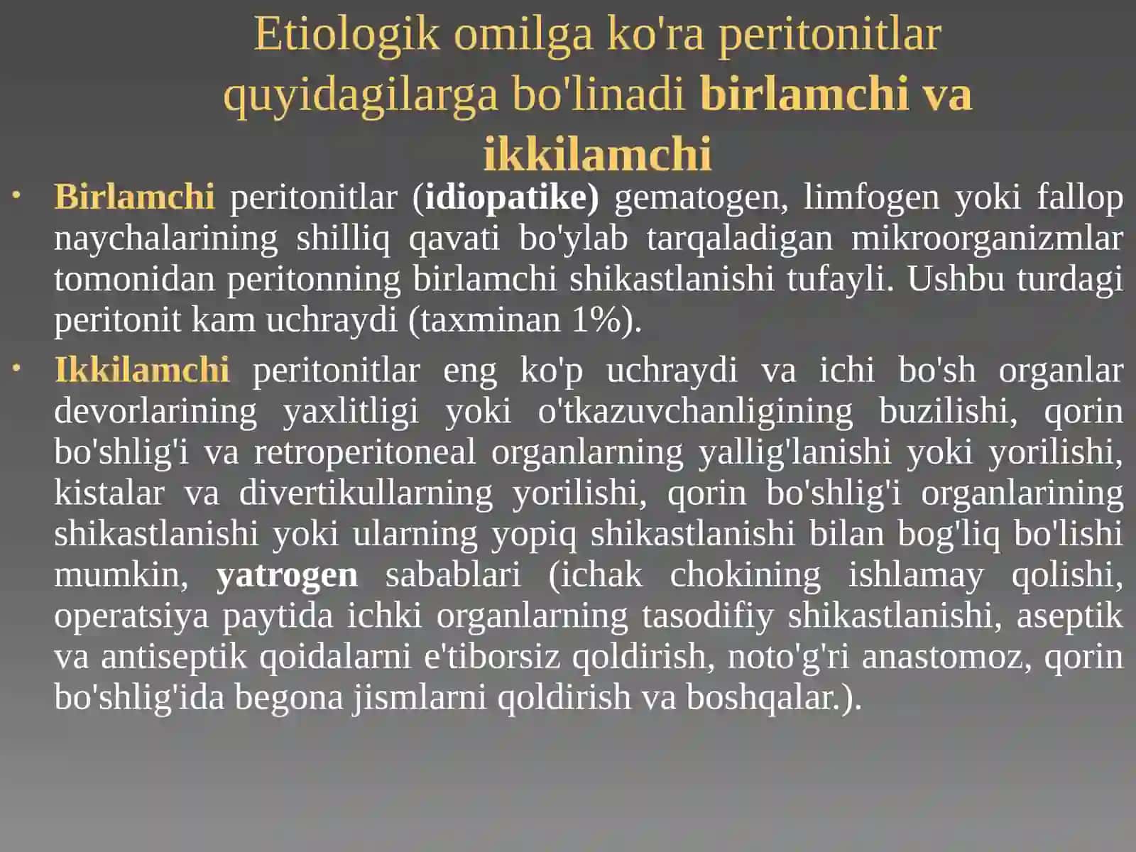 Ginekologik peritonit 3