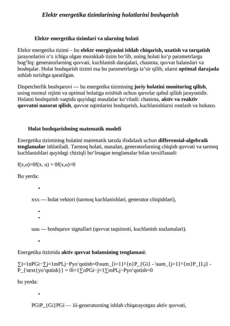 Texnologik obyektlarda intellektual boshqarish usullari 3