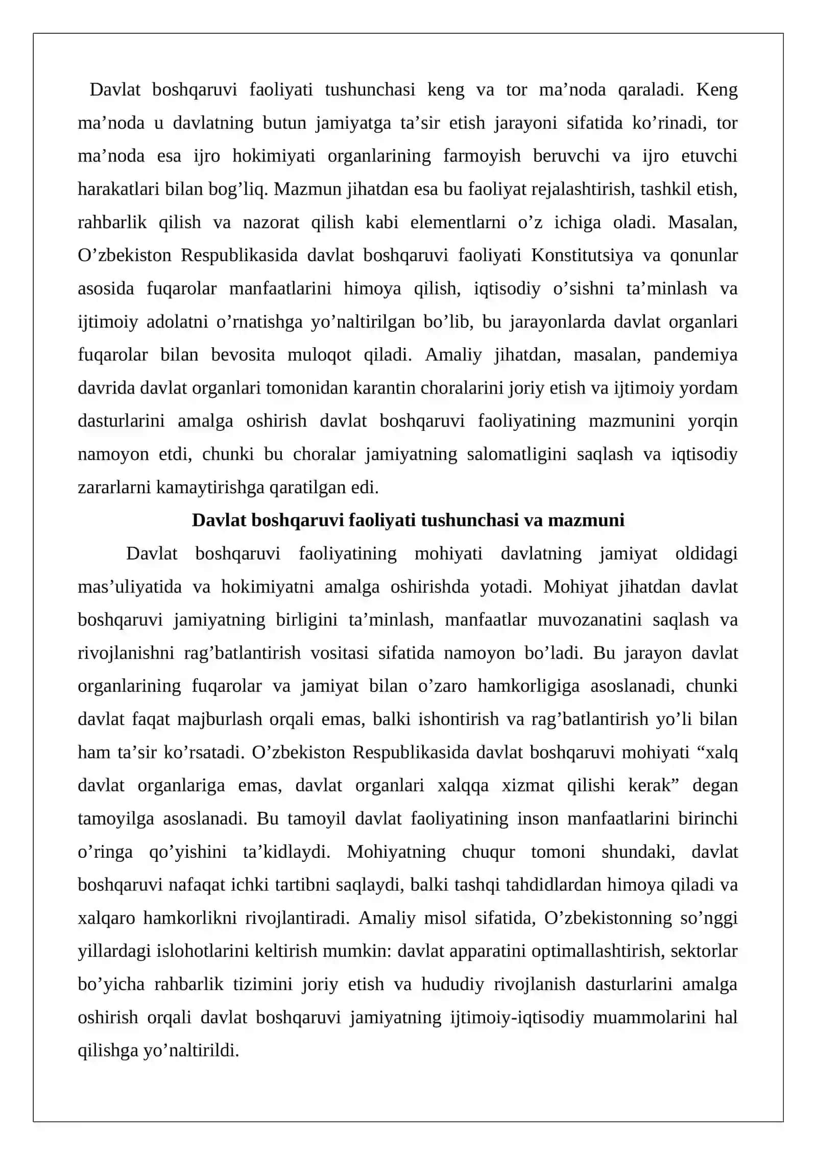 Davlat boshqaruv organlari faoliyatida boshqaruv usullari 3
