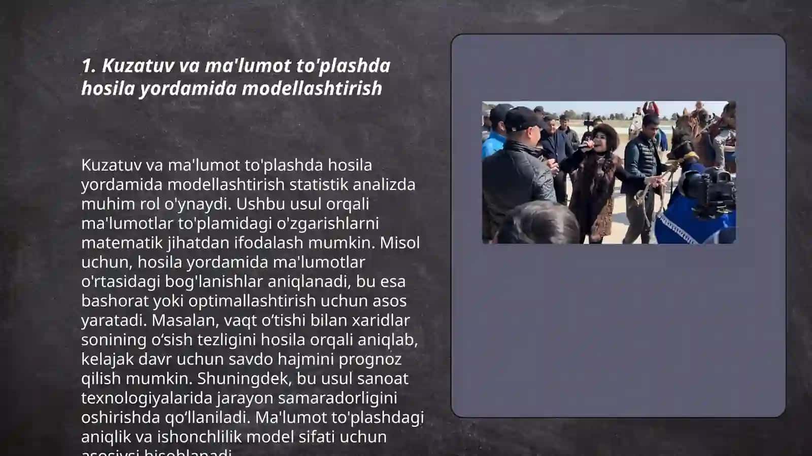 Hosila yordamida modellashtirish 3