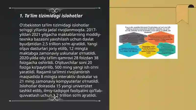 Mustaqillik yillarida Oʻzbekistondagi ma'naviy va madaniy islohotlar 3