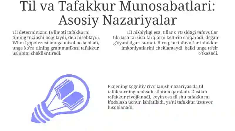 Til va Tafakkur: Asosiy Munosabatlar 3