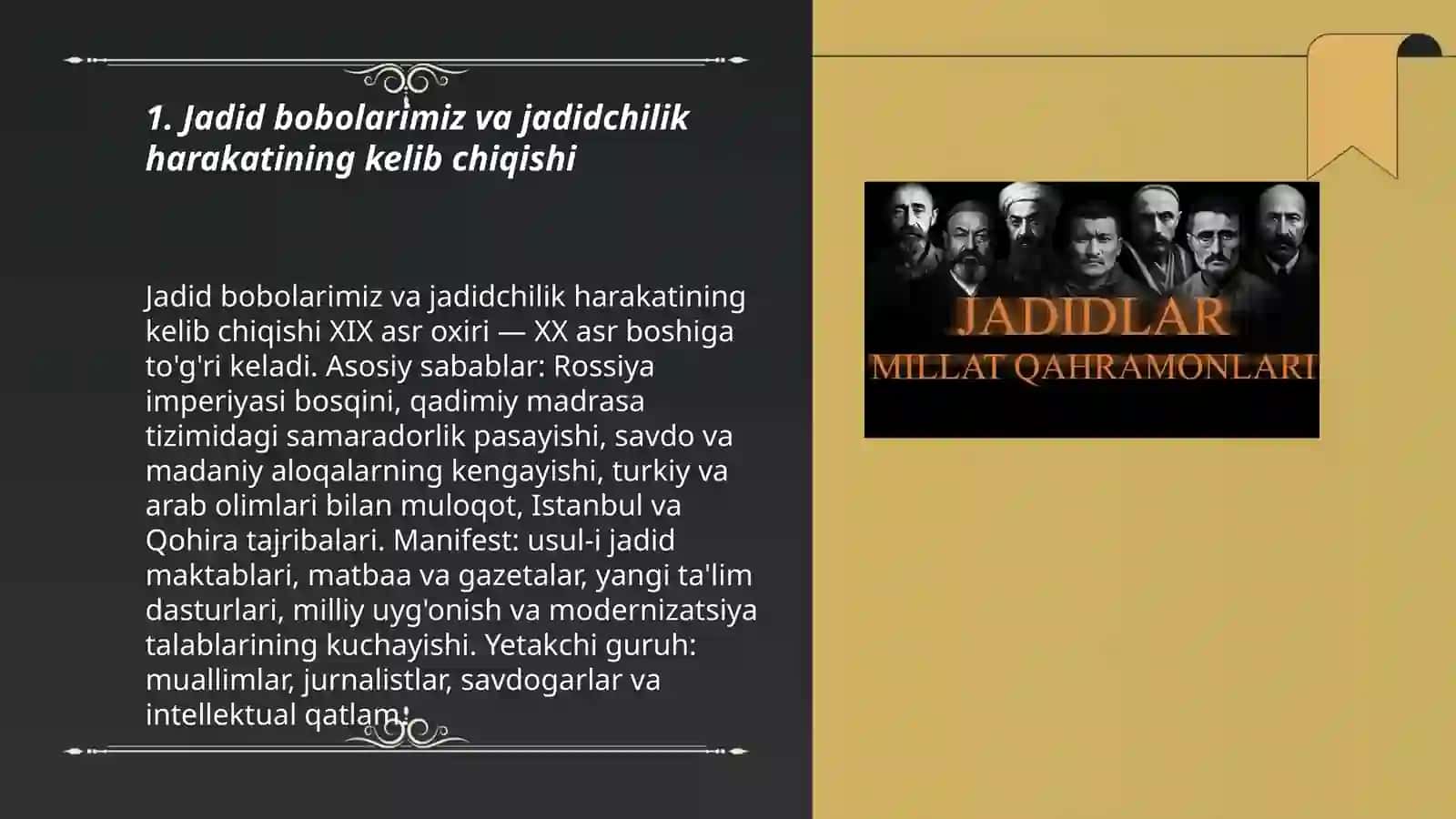 Jadid Bobolarimiz va Jadidchilik Harakatining Kelib Chiqishi 3