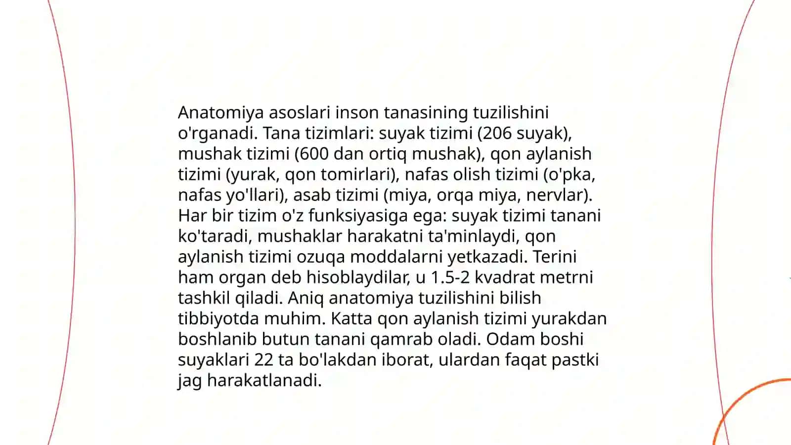 Anatomiya asoslari 3