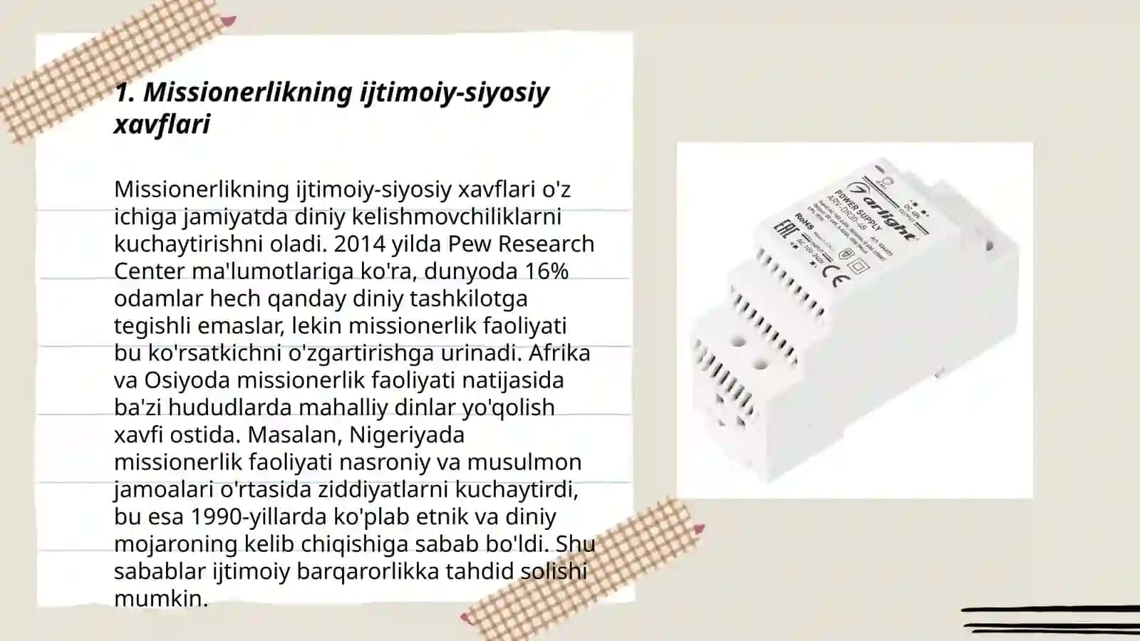 Kiber makonda din.Missionerlik va prozeletizmning ijtimoiy-siyosiy xavfi 3