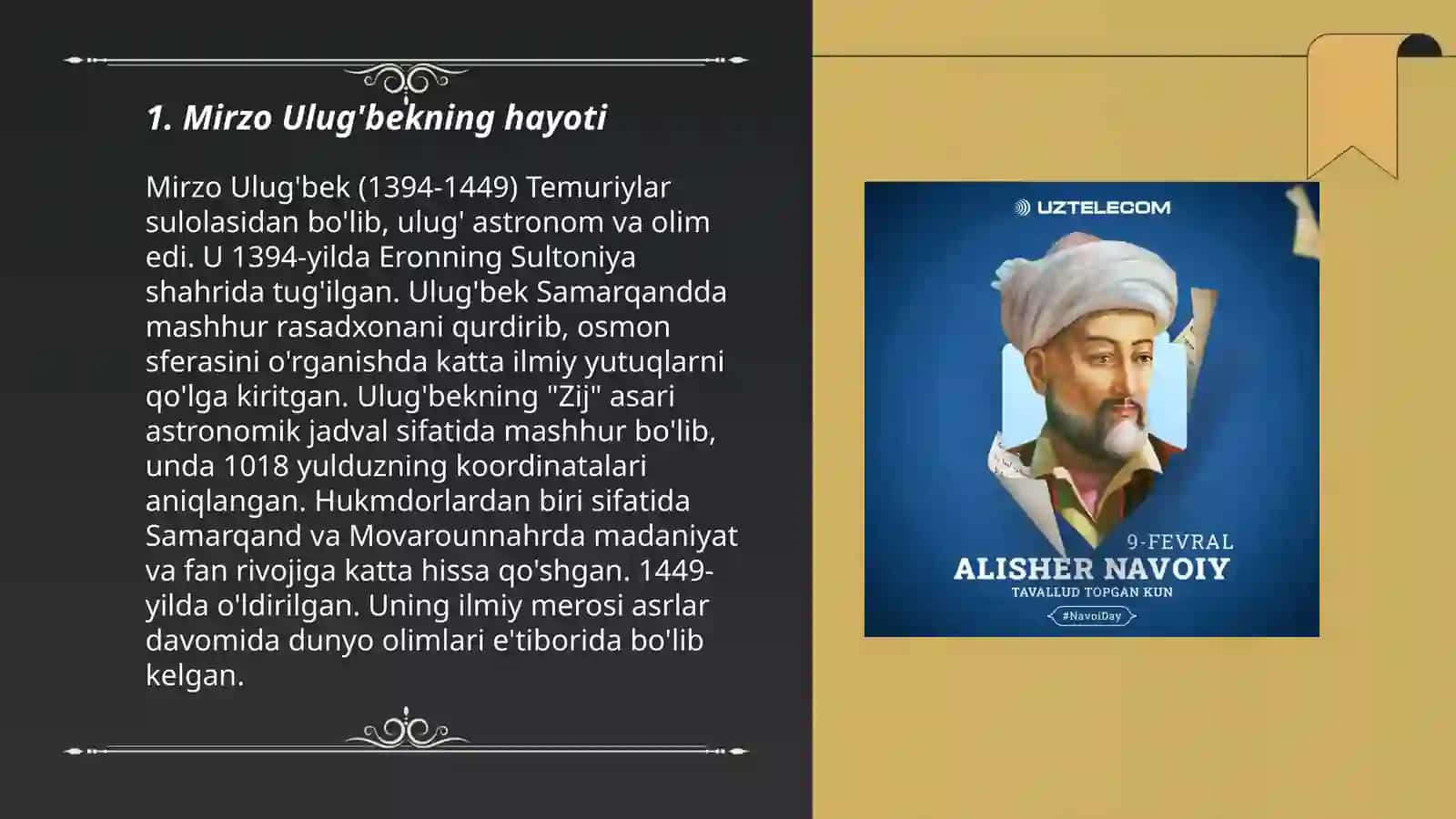 Mirzo Uluġbek buyuk davlat arbobi 3