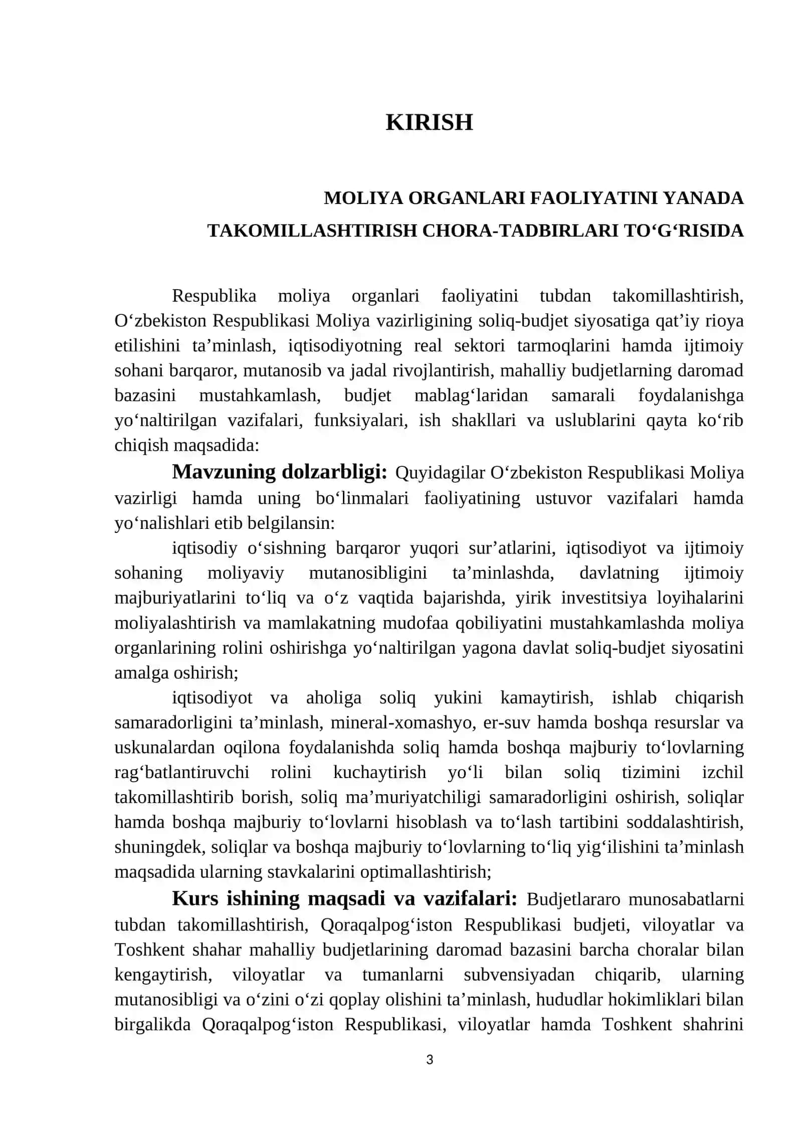 Moliyaning mohiyati va vazifalari 3